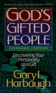 Cover of: God's gifted people: discovering your personality as a gift