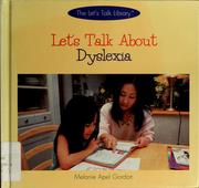 Cover of: Let's talk about dyslexia