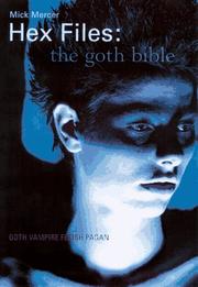 Cover of: Hex files: the goth bible