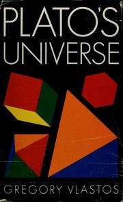 Cover of: Plato's universe