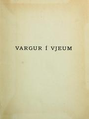 Cover of: Vargur í vjeum by Gunnar Gunnarsson