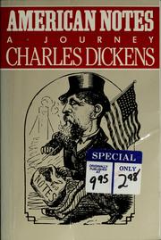 Cover of: American notes by Charles Dickens