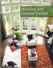 Cover of: Housing and interior design by Evelyn L. Lewis