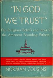 Cover of: "In God we trust" by Norman Cousins