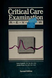 Cover of: Critical care examination review