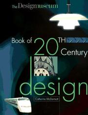 Cover of: Design Museum book of 20th century design
