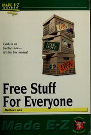 Cover of: Free stuff for everyone made E-Z