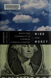 Cover of: Mind over money: match your personality to a winning financial strategy