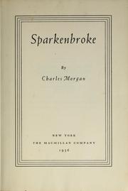 Cover of: Sparkenbroke. by Charles Morgan