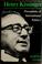 Cover of: Henry Kissinger