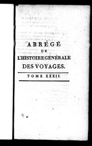 Abrégé de l'histoire générale des voyages