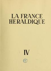 Cover of: La France héraldique