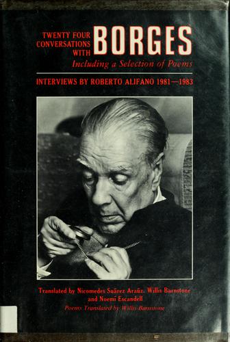Twenty-four conversations with Borges by Jorge Luis Borges