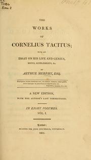 Cover of: Works of Cornelius Tacitus