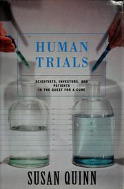 Cover of: Human Trials by Susan Quinn