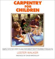 Cover of: Carpentry for Children