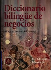 Cover of: Diccionario bilingüe de negocios =: Bilingual business dictionary