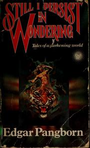 Cover of Still I Persist in Wondering