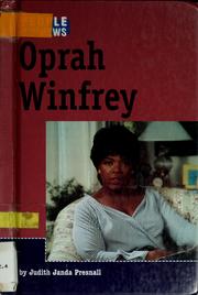 Cover of: Oprah Winfrey by Judith Janda Presnall