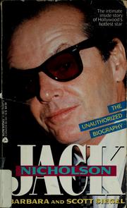 Cover of: Jack Nicholson: The Unauthorized Biography