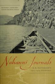 Cover of: Nahanni journals by R. M. Patterson