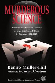 Cover of: Murderous Science  by Benno Muller-Hill