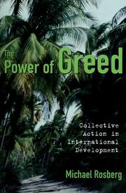 Cover of: The power of greed by Michael Rosberg