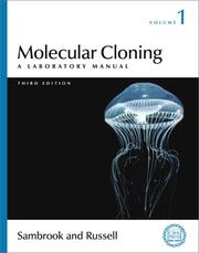 Cover of: Molecular Cloning: A Laboratory Manual (3-Volume Set)