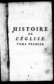 Cover of: Histoire de l'église: dédié au roi