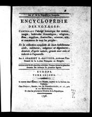Cover of: Encyclopédie des voyages by Grasset S. Sauveur