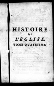 Cover of: Histoire de l'église