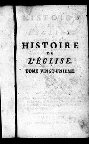 Histoire de l'église by Antoine-Henri de Bérault-Bercastel