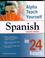 Cover of: Alpha Teach Yourself Spanish in 24 Hours