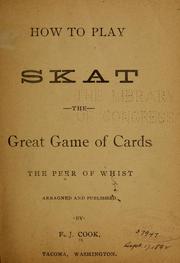 Cover of: How to play skat: the great game of cards