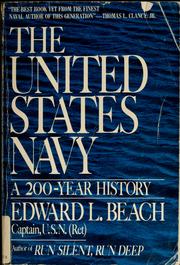 Cover of: The United States Navy by Edward L. Beach Jr.