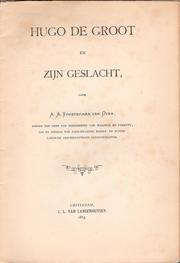 Cover of: Hugo de Groot en zijn geslacht