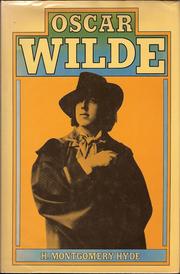 Cover of: Oscar Wilde by H. Montgomery Hyde