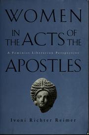 Cover of: Women in the Acts of the Apostles by Ivoni Richter Reimer