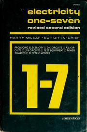 Cover of: Electricity one-seven