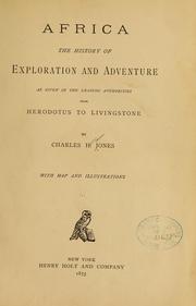 Cover of: Africa | Charles H. Jones