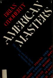 Cover of: American masters by Brian O'Doherty, Brian O'Doherty