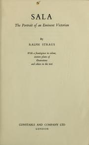 Cover of: Sala by Ralph Straus