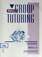 Cover of: Small group tutoring by Judy Cheatham