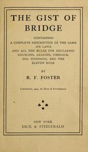 Cover of: The gist of bridge