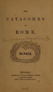 Cover of: The catacombs of Rome
