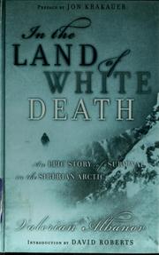 Cover of: In the Land of White Death by Valerian Albanov