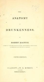 Cover of: The anatomy of drunkenness