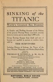 Cover of: Sinking of the Titanic | Russell, Thomas Herbert