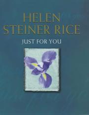 Cover of: Just for You by Helen Steiner Rice