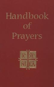 Cover of: Handbook of Prayers